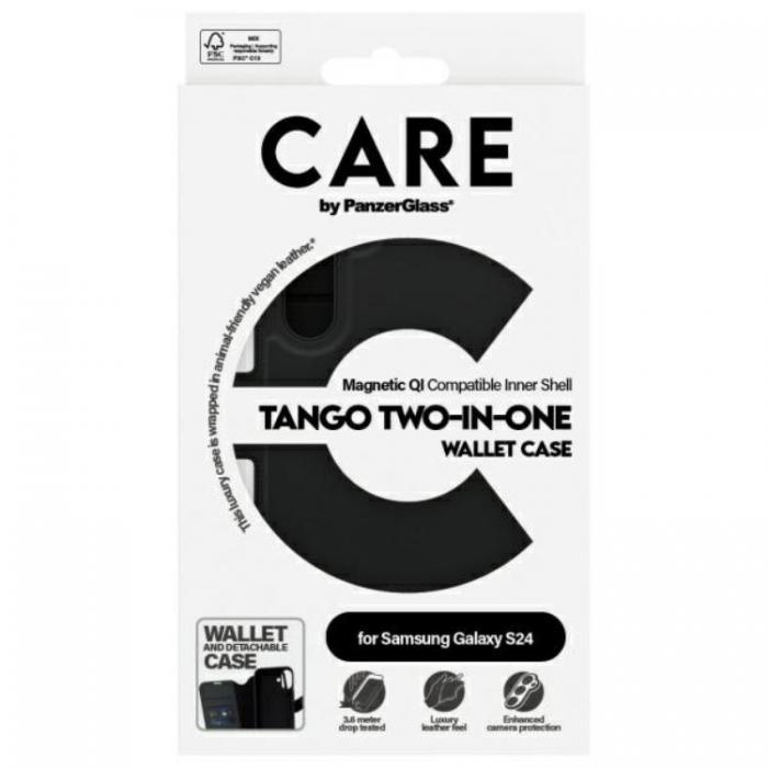 PanzerGlass - CARE By PanzerGlass Galaxy S24 Plnboksfodral Tango 2in1 - Svart