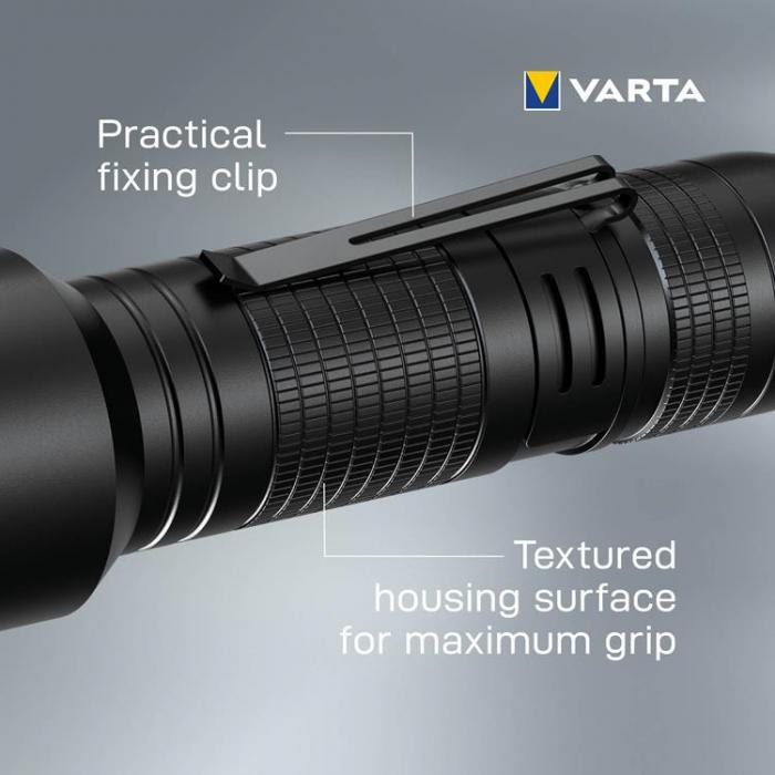 VARTA - Varta Aluminium Light F30 Pro Ficklampa 400 lm