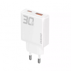 Dudao - Dudao Snabbladdare 30W USB-A Till USB-C GaN - Vit