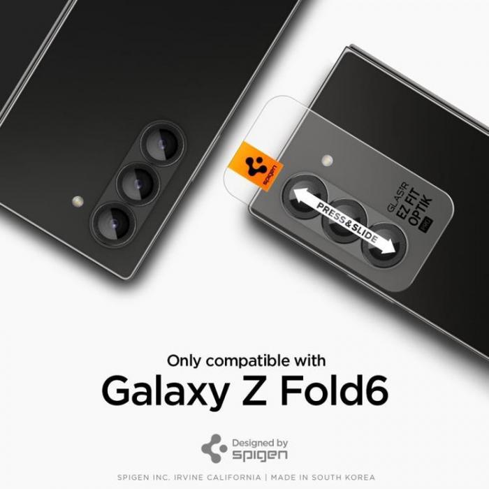 Spigen - Spigen [2-Pack] Galaxy Z Fold 6 Kameralinsskydd Hrdat Glas 