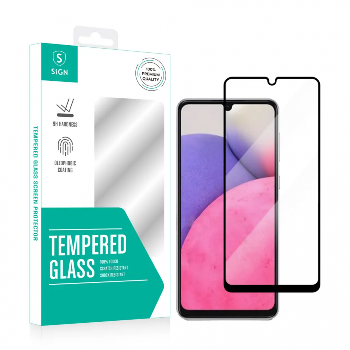 SiGN - SiGN Galaxy A33 5G Hrdat Glas Skrmskydd 2.5D