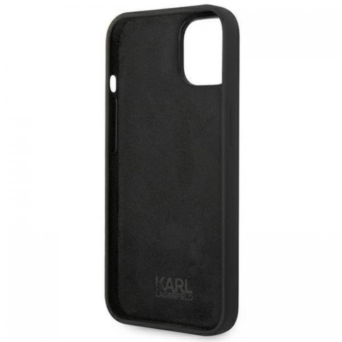 KARL LAGERFELD - Karl Lagerfeld iPhone 14 Skal Silikon Choupette Body - Svart