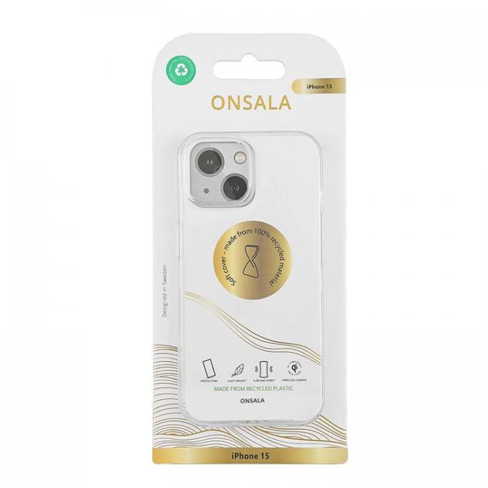 Onsala - Onsala iPhone 15 Plus Mobilskal Recycled - Transparent