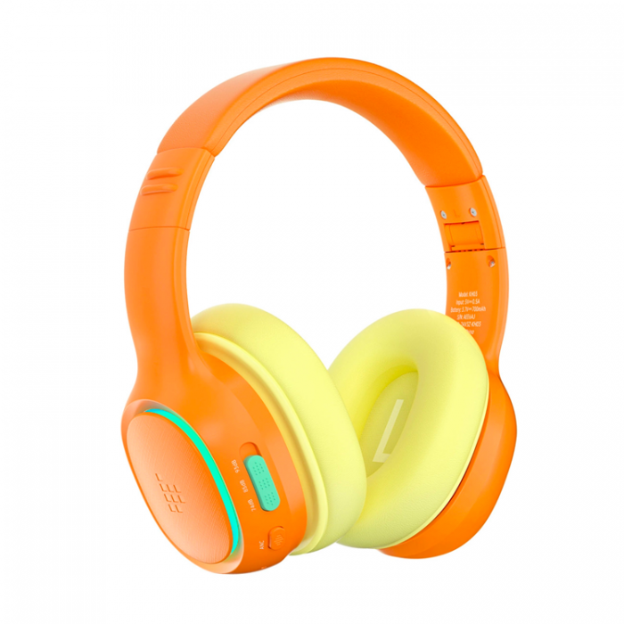 Tronsmart - Tronsmart Over-Ear Trdlsa Hrlurar ANC till Barn Safe KH03 - Orange