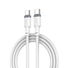 XO - XO USB-C Till USB-C 60W 1m Kabel PD NB208B - Vit