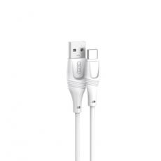 XO - XO USB-A Till USB-C Kabel 1m 2.4A NB238 - Vit