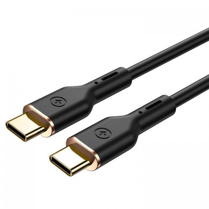 WIWU - WIWU USB-C Till USB-C 100W Kabel 1.2m YQ02 - Svart