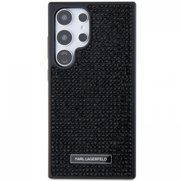 KARL LAGERFELD - KARL LAGERFELD Galaxy S24 Ultra Mobilskal Rhinestone Logo