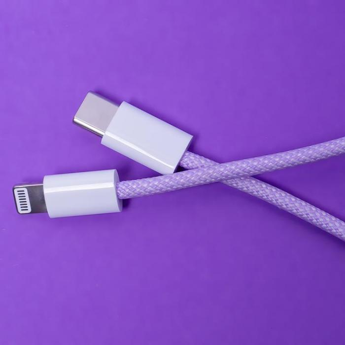 Maxlife - Maxlife USB-C till Lightning kabel 1m 20W MXUC-06 - Lila