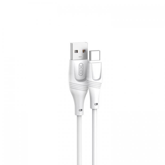 XO - XO USB-A Till USB-C Kabel 1m 2.4A NB238 - Vit