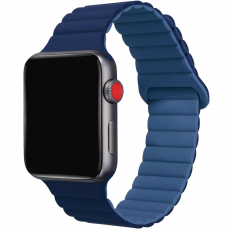 Celly - Celly Apple Watch (42/44/45mm) Armband Magnetiskt - Blå