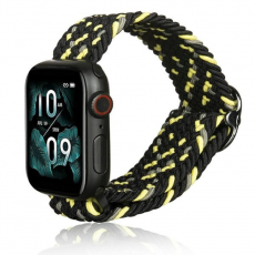 Beline - Beline Apple Watch (38/40/41mm) Armband Textile - Svart/Lime