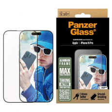 PanzerGlass - PanzerGlass iPhone 16 Pro Härdat Glas Skärmskydd Ultra-Wide Fit - Clear