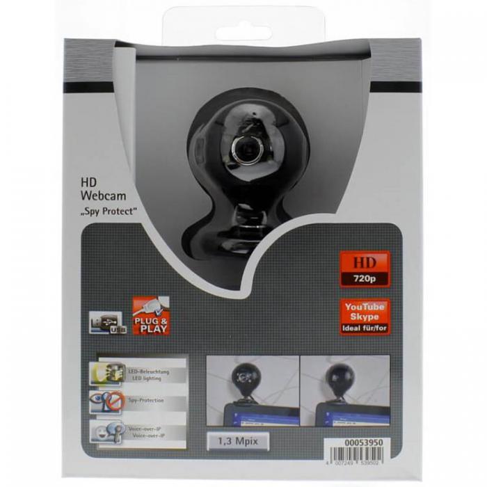 Hama - Hama Webcam HD Spy Protection 16:9 - Svart