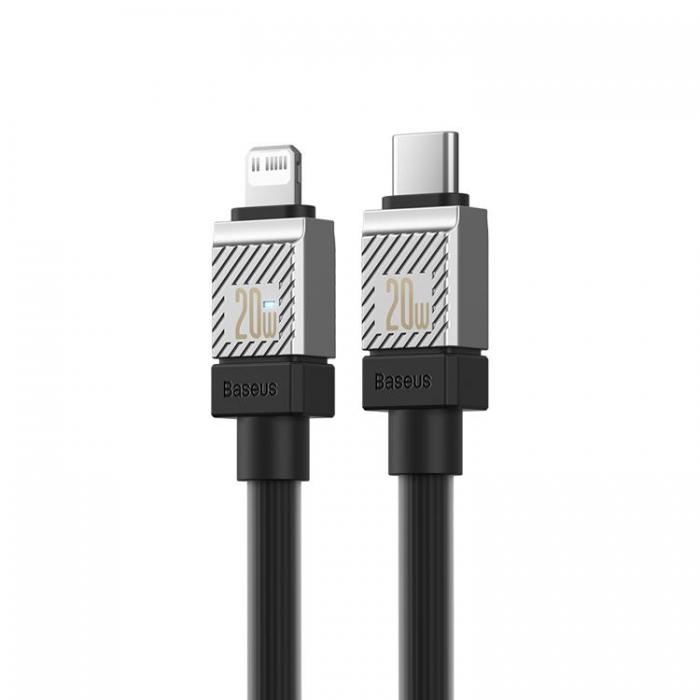 BASEUS - Baseus USB-C Till Lightning Kabel 20W 1m CoolPlay - Svart