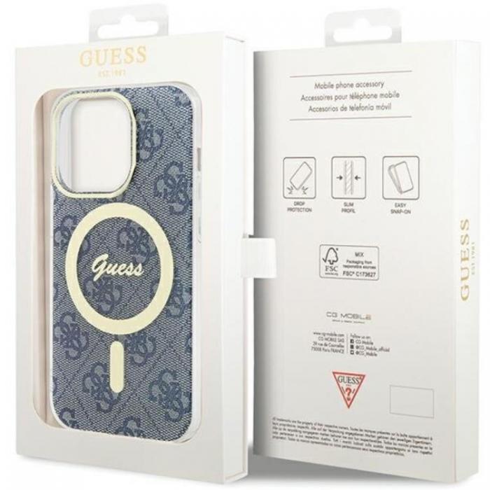 Guess - Guess iPhone 15 Pro Max Mobilskal Magsafe IML - Bl