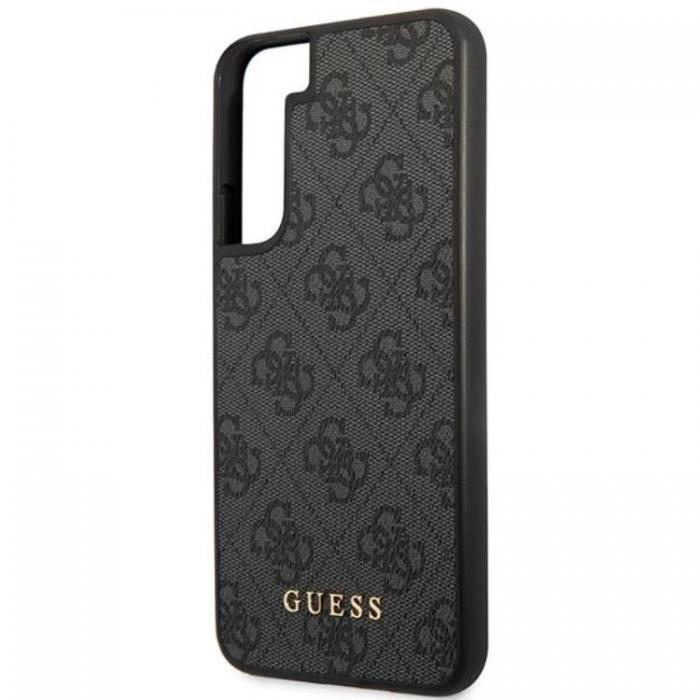 Guess - Guess Galaxy S24 Ultra Mobilskal Metall Guld Logo - Svart