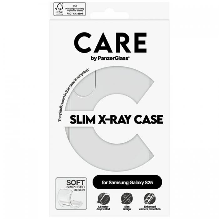 PanzerGlass - CARE By PanzerGlass Galaxy S25 Mobilskal Fashion X-Ray - Clear