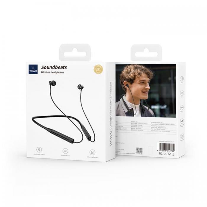 WIWU - WIWU In-Ear Hrlurar Trdlsa Soundbeats GB03 - Svart