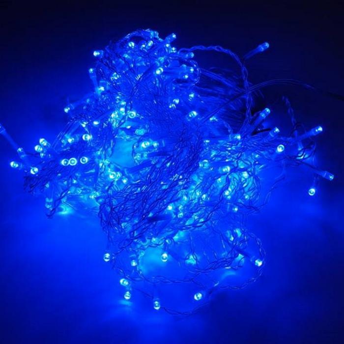 Moon in the room - Moon String Light ICICLES 250 LED, 5 m, 8 funktioner, 230V - Bl