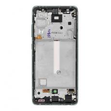 SpareParts - SAMSUNG A52S 5G Skärm med LCD-display ServicePack Lila