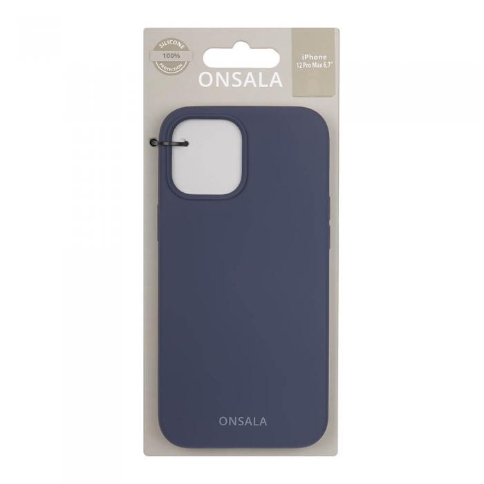 Onsala - Onsala Mobilskal Silikon Cobalt Blue iPhone 12 Pro Max