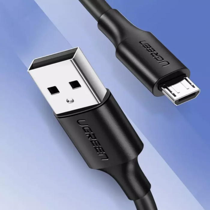 Ugreen - Ugreen USB Till MicroUSB 0.25m Kabel US289 - Svart