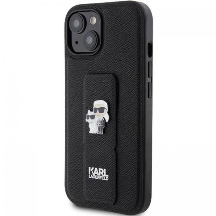 KARL LAGERFELD - Karl Lagerfeld iPhone 15 Mobilskal Gripstand Karl&Choupette