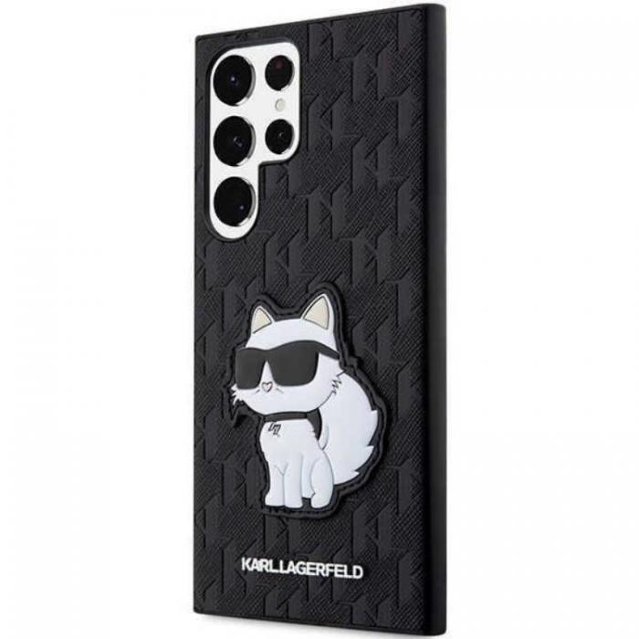 KARL LAGERFELD - Karl Lagerfeld Galaxy S23 Ultra Skal Saffiano Monogram Choupette - Svart