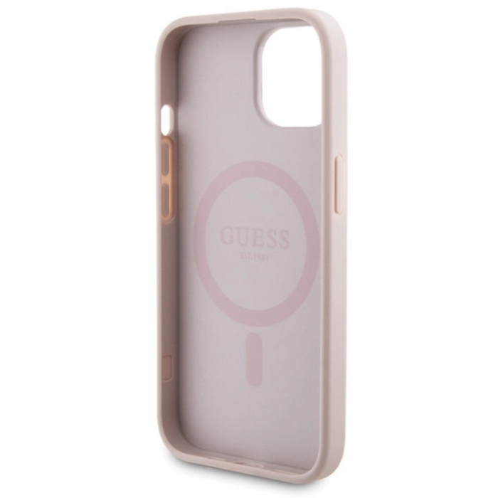 Guess - Guess iPhone 15 Mobilskal Med Powerbank 5000mAh Magsafe Metal Logo