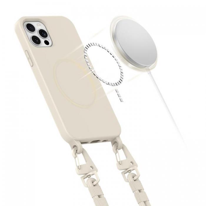 Tech-Protect - Tech-Protect iPhone 12 Pro Mobilhalsband Skal Magsafe Magnecklace