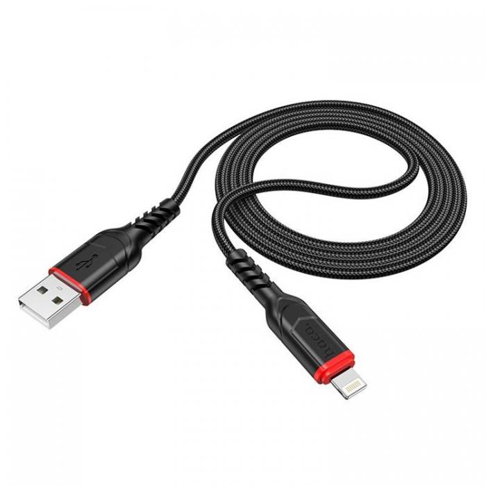 Hoco - Hoco USB-A till Lightning 2.4A 3m Kabel X59 - Svart