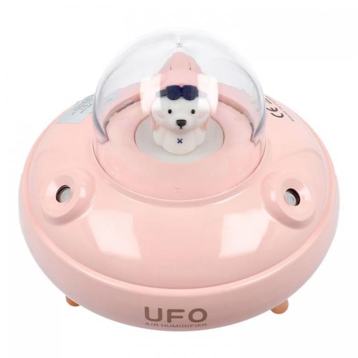 A-One Brand - Aromaterapimaskin Luftfuktare/Diffusor UFO - Rosa