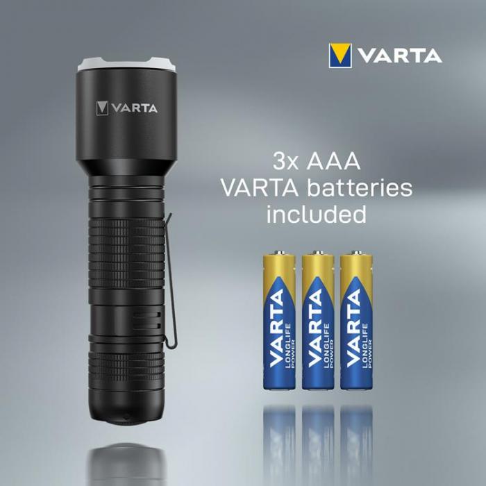 VARTA - Varta Aluminium Light F30 Pro Ficklampa 400 lm