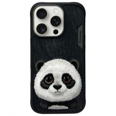 NIMMY - Nimmy iPhone 16 Pro Mobilskal Big Eyed Pet 2.0 Panda - Svart