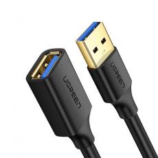 Ugreen - Ugreen Förlängning Kabel USB 3.0 Hona/USB 3.0 Hane 1m - Svart