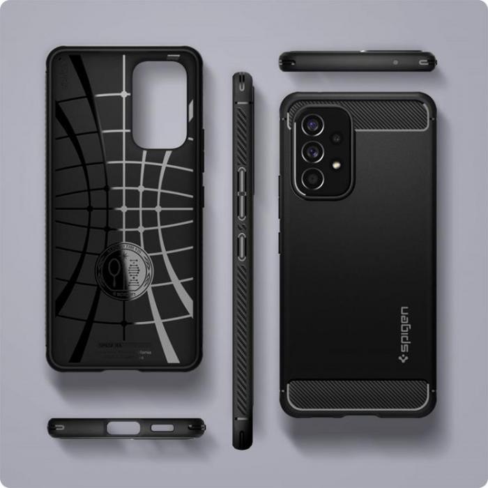 Spigen - Spigen Rugged Armor Skal Galaxy A53 5G - Matte Svart