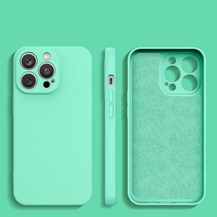 A-One Brand - iPhone 14 Plus Skal Silicone - Mintgrn