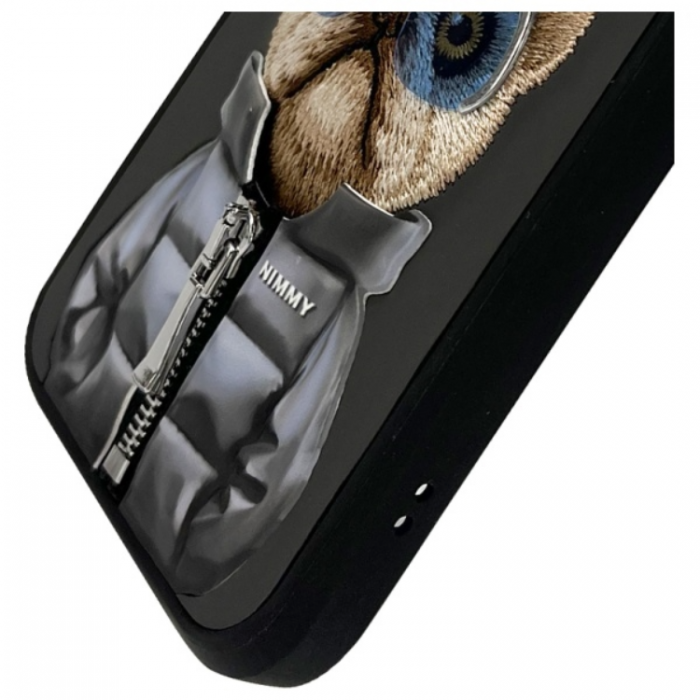 NIMMY - Nimmy iPhone 15 Pro Max Mobilskal Cool & Cute 2.0 Dog - Svart