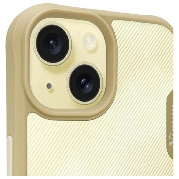 NIMMY - Nimmy iPhone 15 Mobilskal Big Eyed Pet 2.0 Cat - Khaki