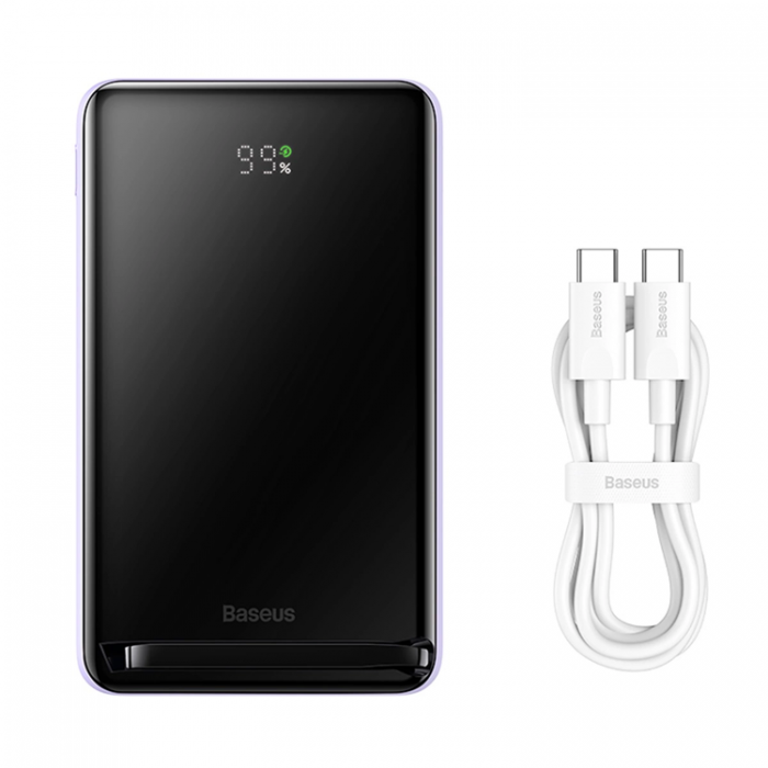 BASEUS - Baseus Powerbank Magnetisk Fste Trdls Snabbladdning 10000mAh 20W