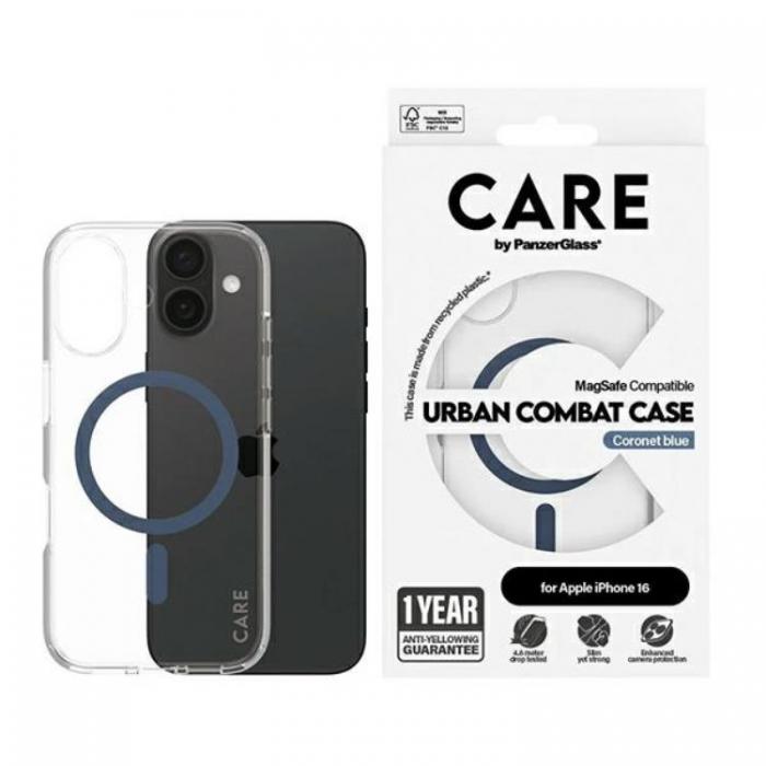 PanzerGlass - CARE By PanzerGlass iPhone 16 Mobilskal MagSafe - Bl