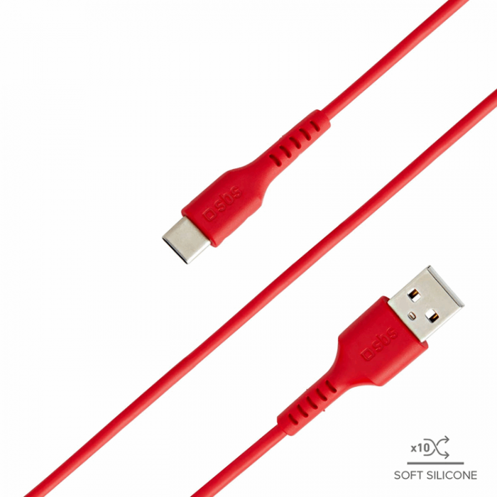 SBS - SBS USB-A - Micro-USB Kabel 1.5m - Rd