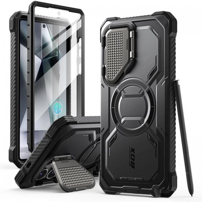 SupCase - SupCase Galaxy S25 Ultra Mobilskal Magsafe IBLSN Armorbox - Svart