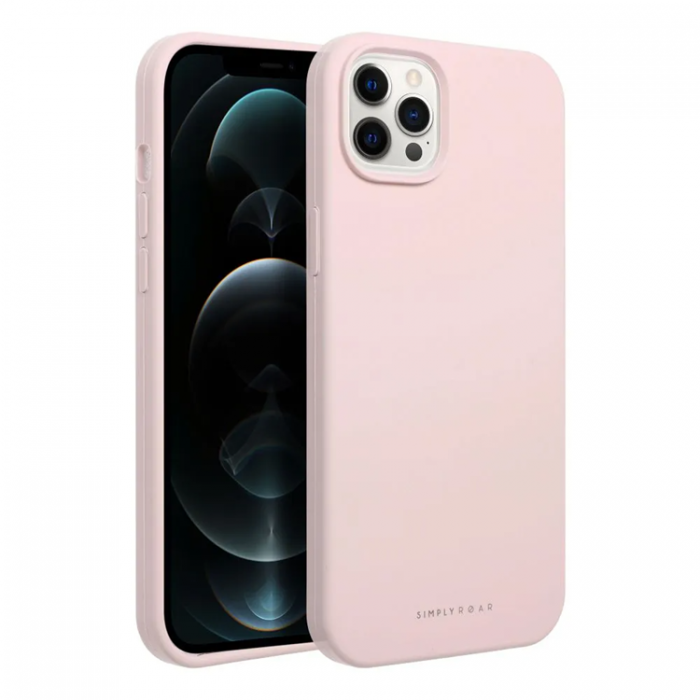 Roar - Roar iPhone 12 Pro Mobilskal Roar Cloud Skin - Rosa