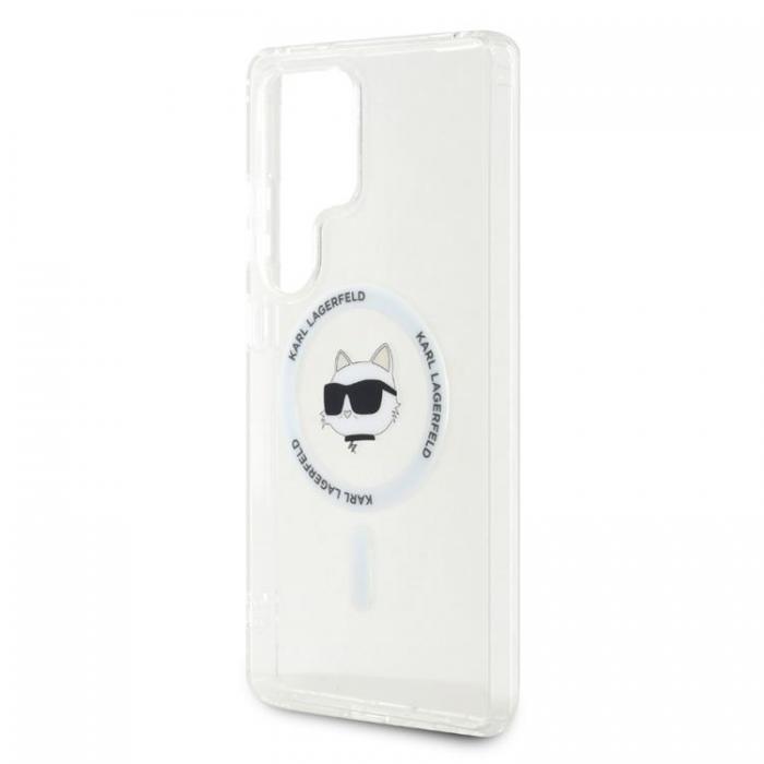 KARL LAGERFELD - Karl Lagerfeld Galaxy S25 Ultra Mobilskal MagSafe Choupette Printed Logo - Vit