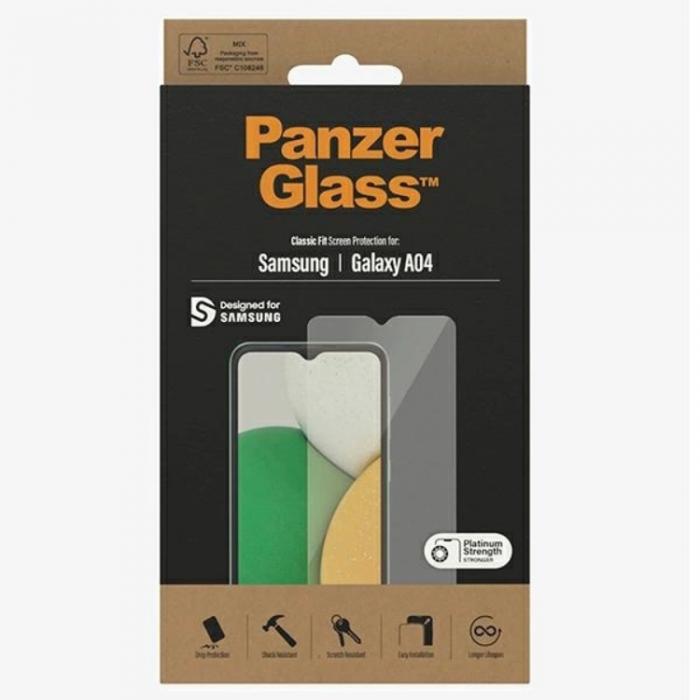 PanzerGlass - PanzerGlass Galaxy A04 Hrdat Glas Skrmskydd Classic Fit