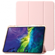 A-One Brand - iPad Pro 12.9 (2018/2020/2021/2022) Fodral Med Pennfack - Rosa