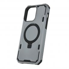 OEM - iPhone 15 Defender Mag Ring Skal - Silver