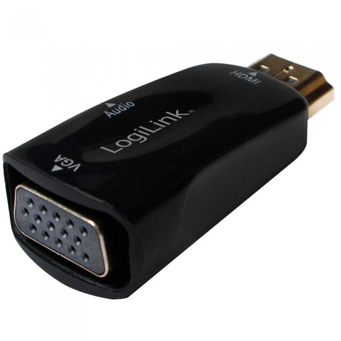 LogiLink - LogiLink HDMI-hane -> VGA-hona + ljud